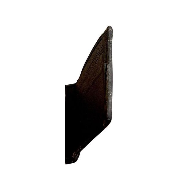 GG Marmont Men’s Black Pebble Leather Bi-fold Card Case Wallet Gold GG 428726 - Picture 9 of 13